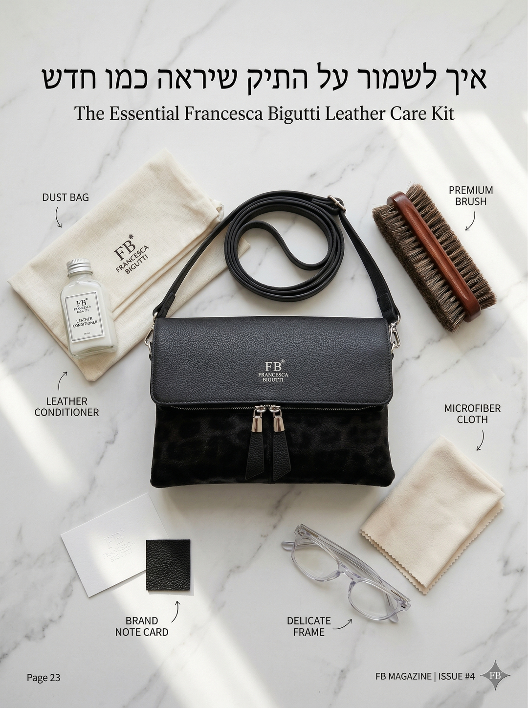 איך לשמור על תיק שייראה חדש לאורך זמן